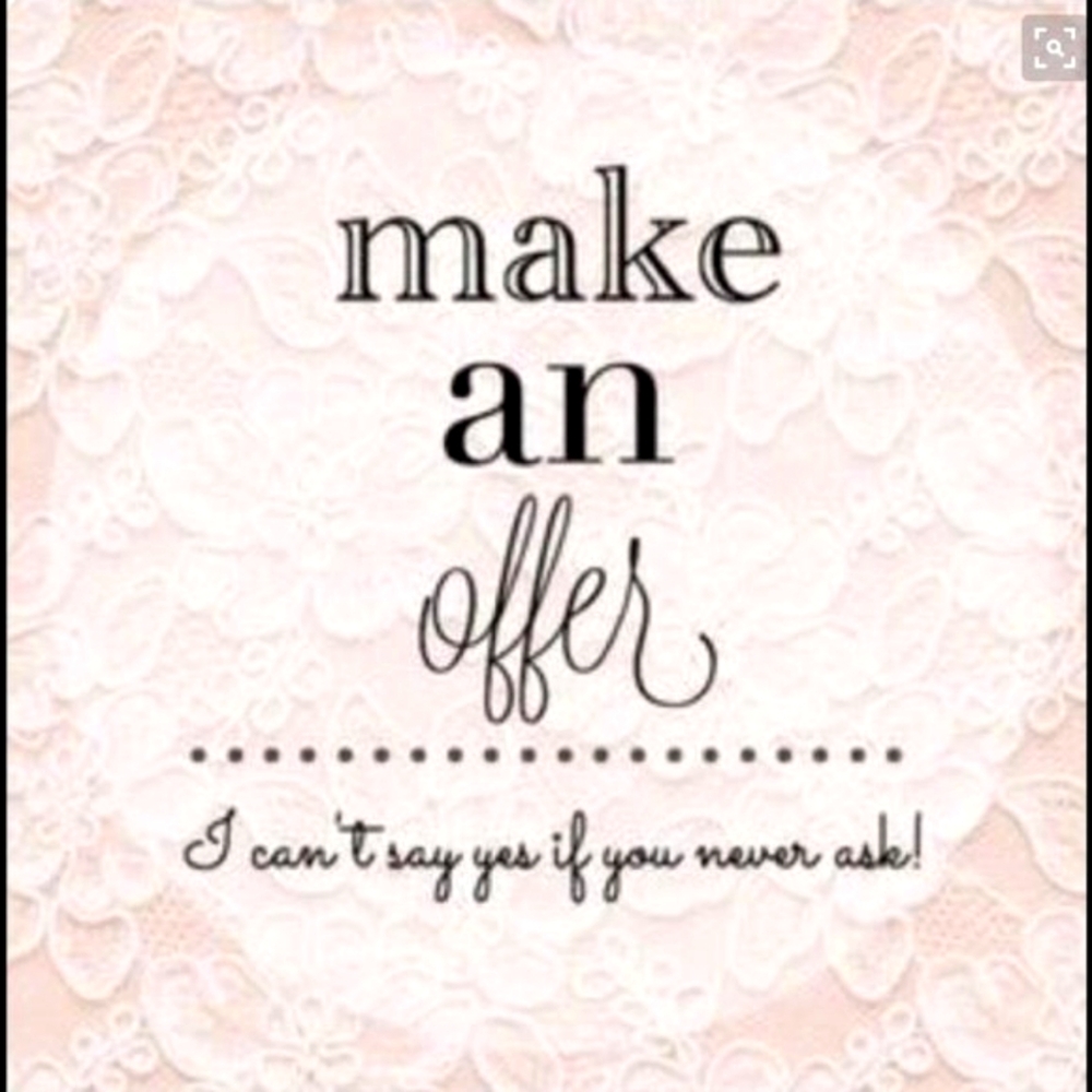 🌸 Don't be hesitant to OFFER 🌸